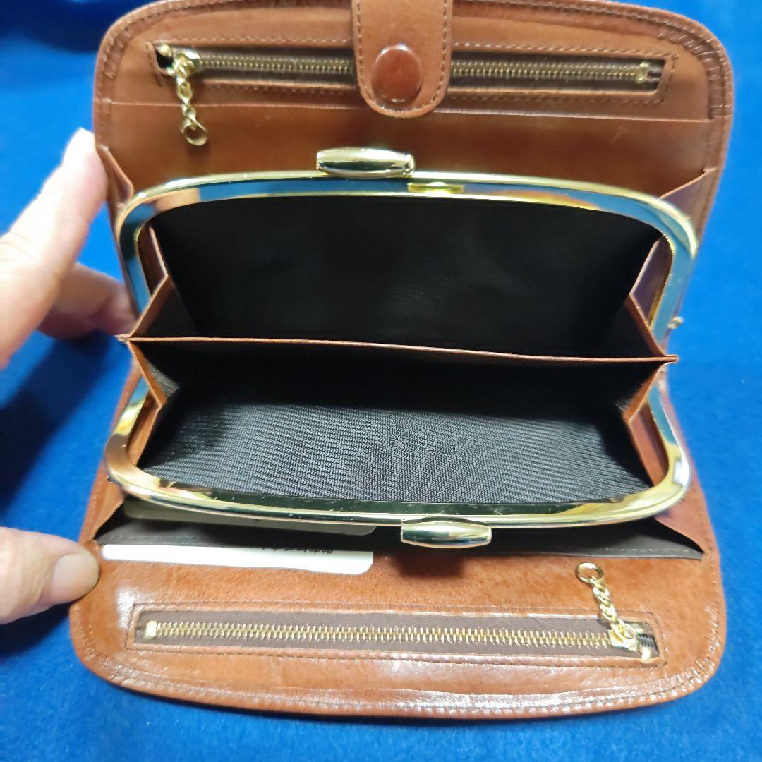 Dakota 二つ折り財布 ブラウン レザー