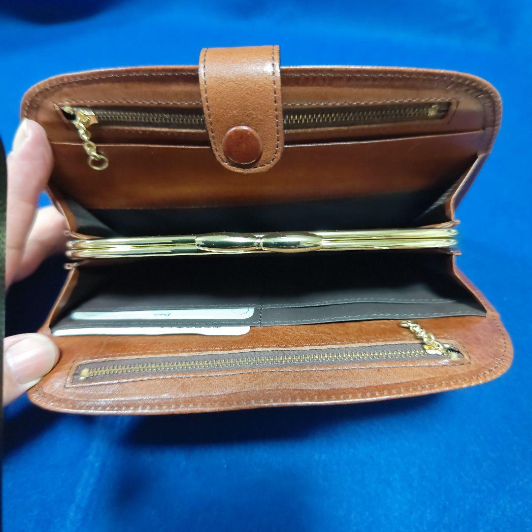 Dakota 二つ折り財布 ブラウン レザー