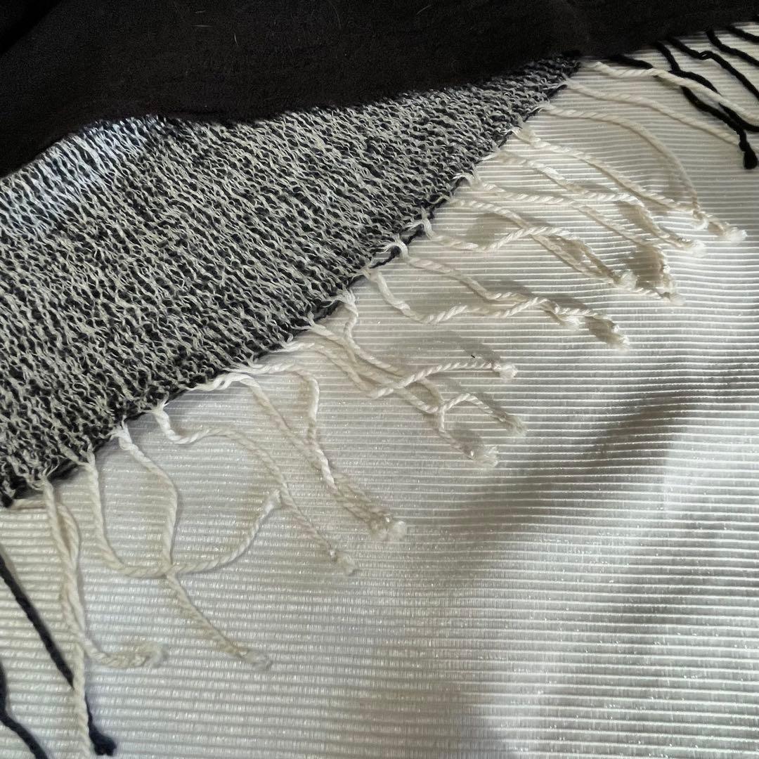 ISSEY MIYAKE ウール/シルク ストール USED イッセイ ミヤケ