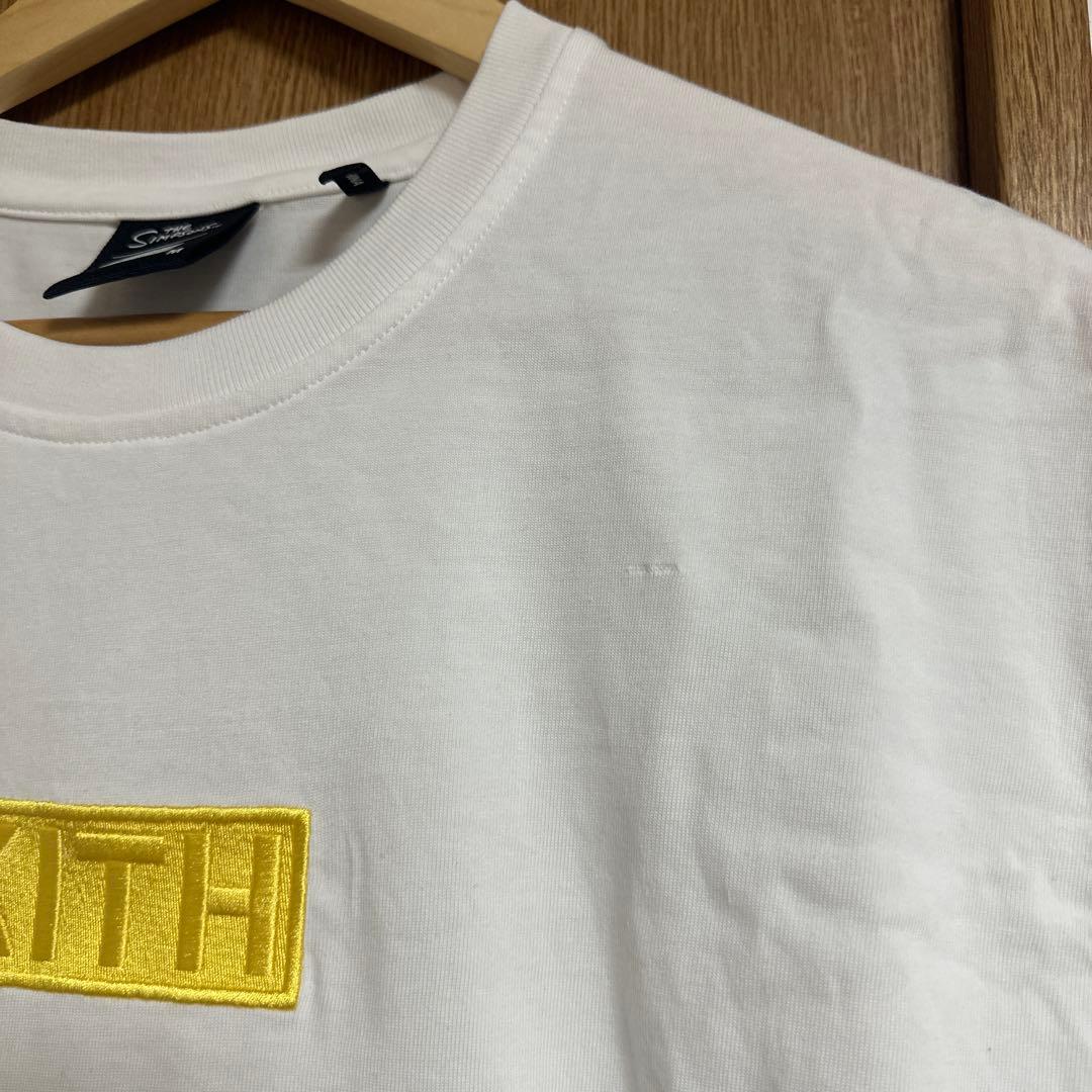 kith ボックスロゴ　シンプソン　 tシャツ