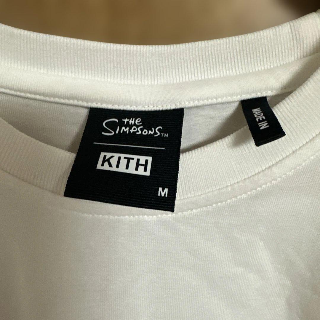 kith ボックスロゴ　シンプソン　 tシャツ