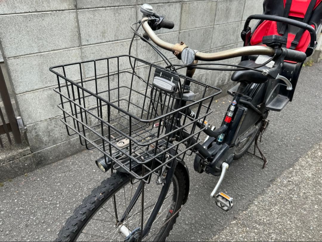 キ*i様 「送料込み」電動アシスト自転車 チャイルドシート付き ブラック　hyd