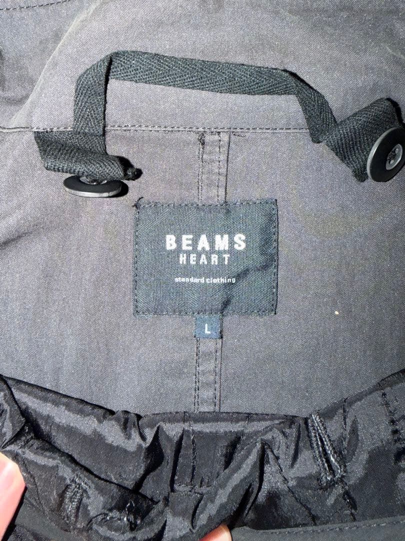 BEAMS　モッズコート 黒
