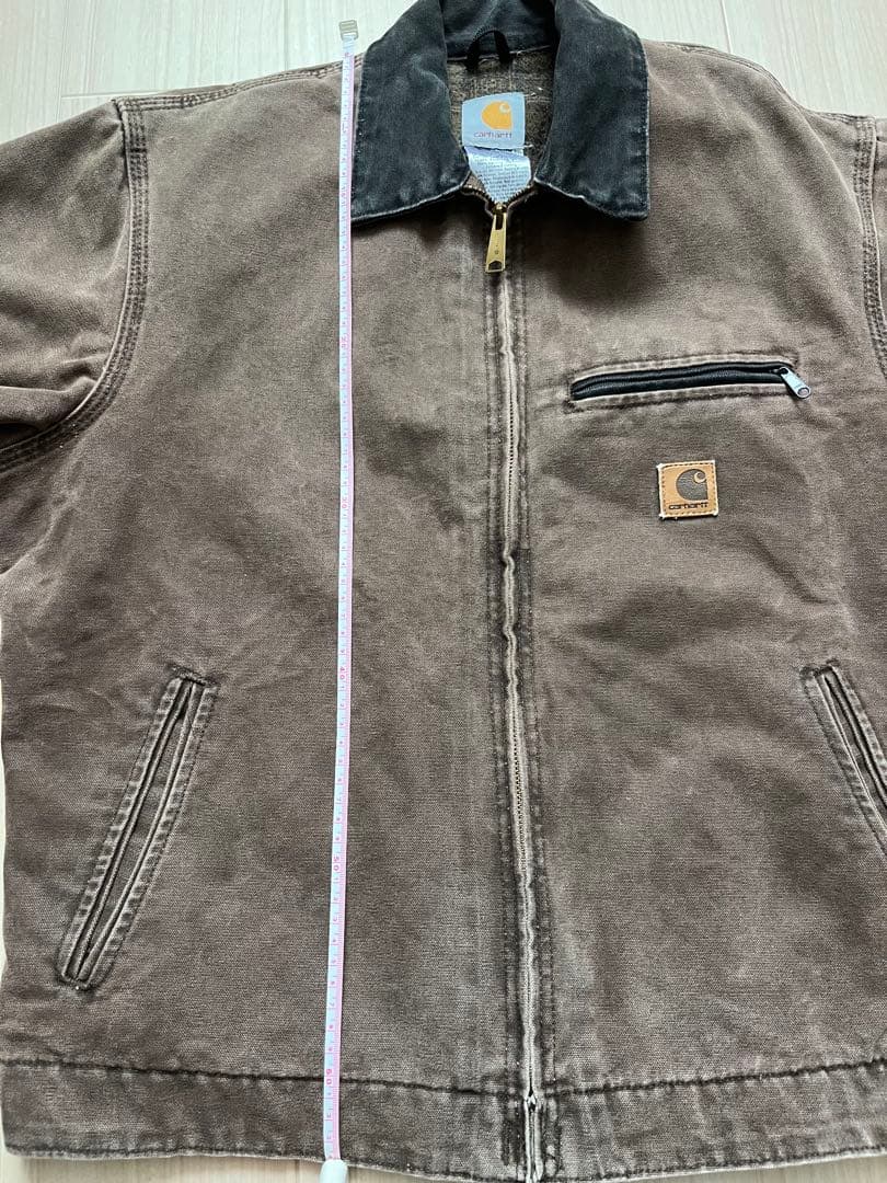 Carhartt ブラウン デトロイトジャケット J97