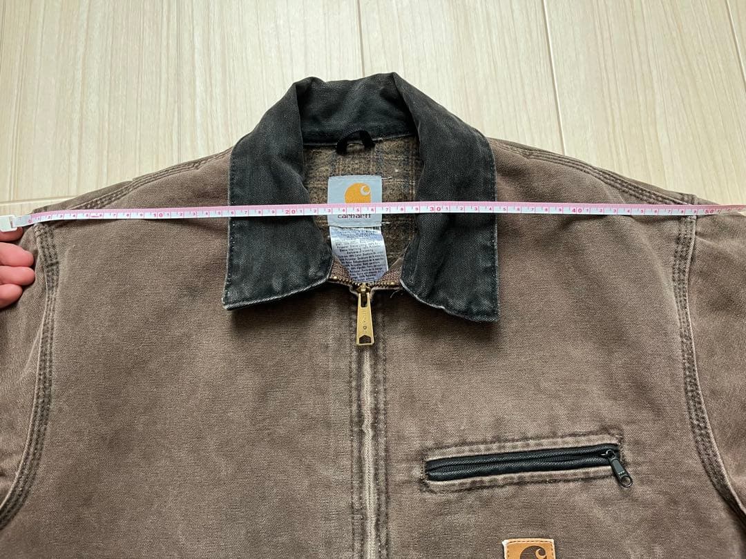 Carhartt ブラウン デトロイトジャケット J97