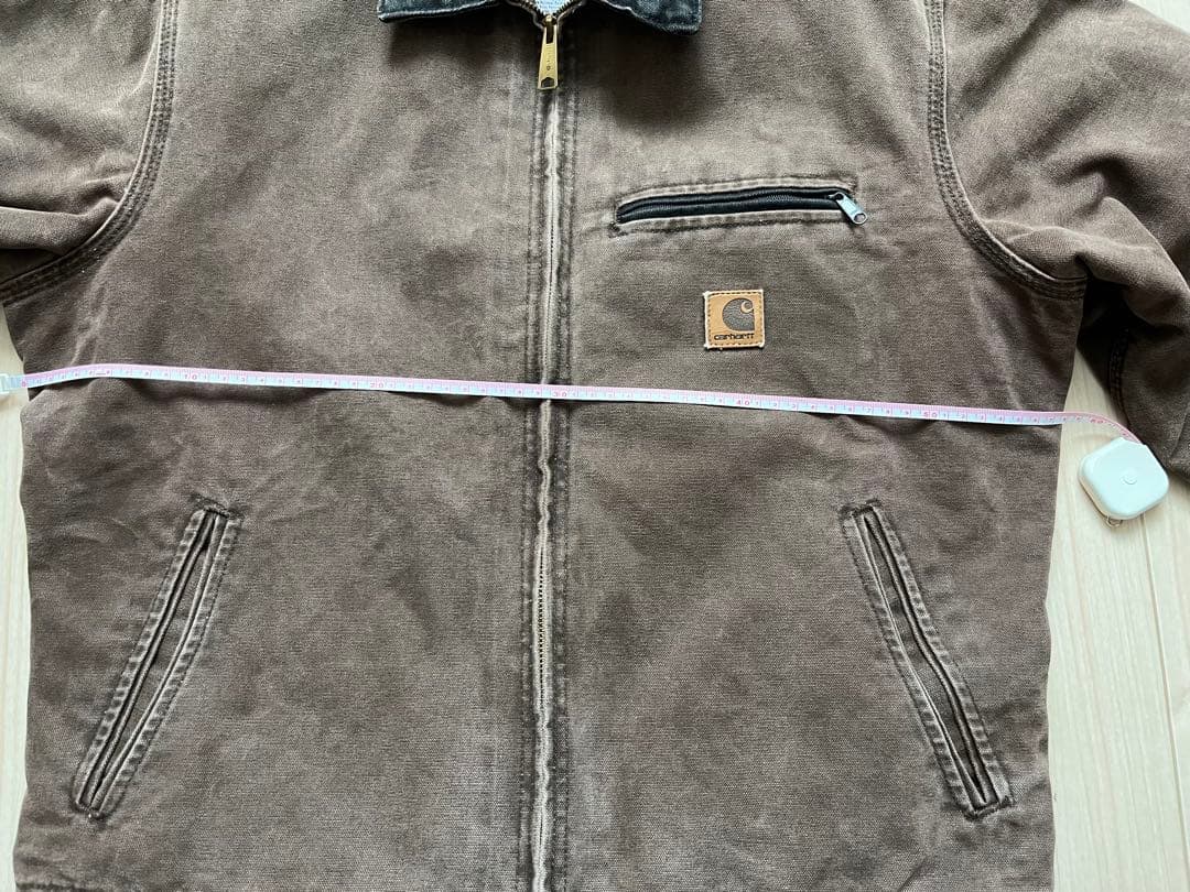 Carhartt ブラウン デトロイトジャケット J97