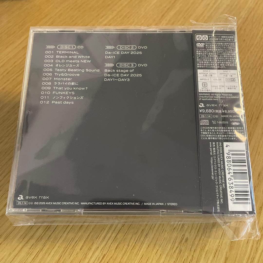 TERMiNaL Da-iCE 9th フルアルバム　CD + 2DVD