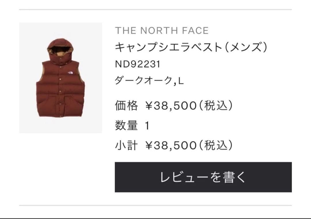 THE NORTH FACE キャンプシエラベストメンズND92231 Lサイズ