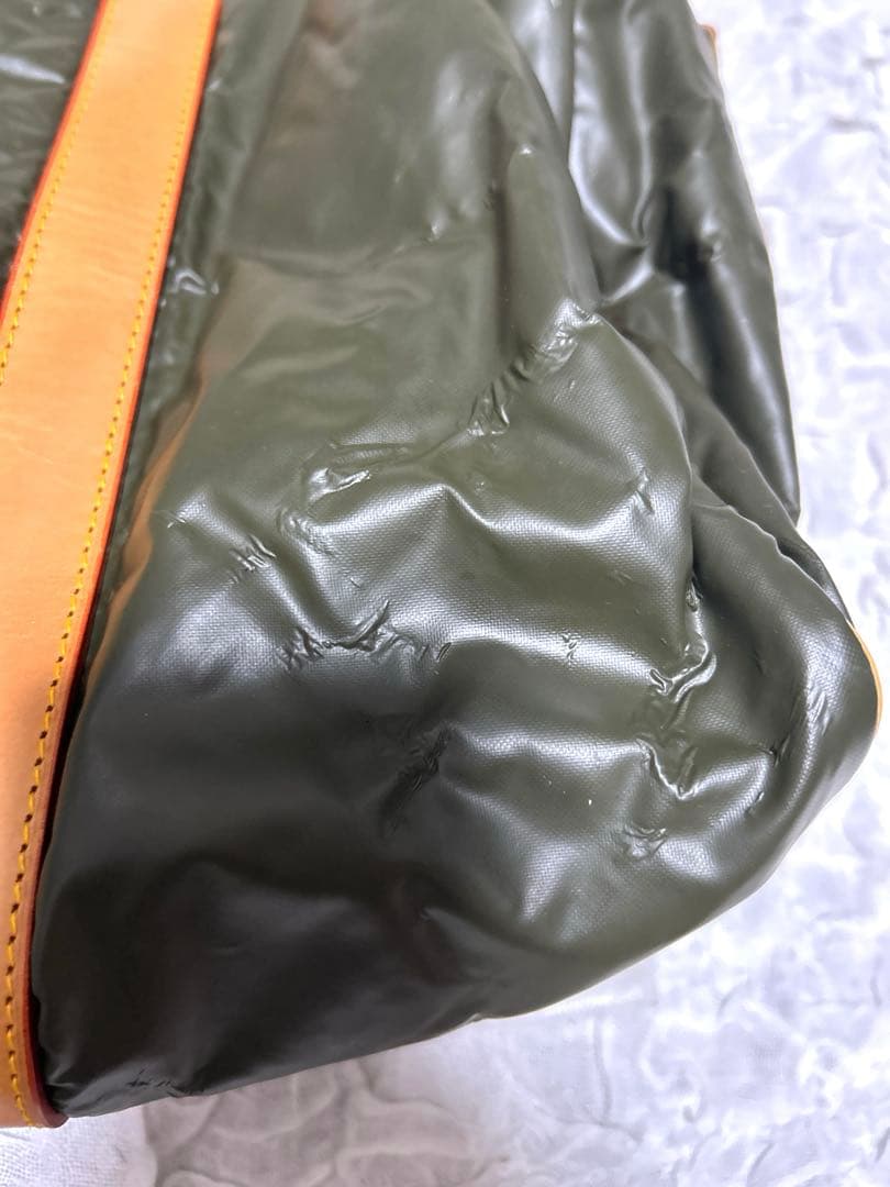 【訳あり】新品未使用　ハンティングワールド　バチュークロスボストンバッグ40cm