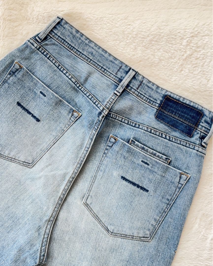 【美品】金子綾×YANUK ボーイズ クロップド デニム 26