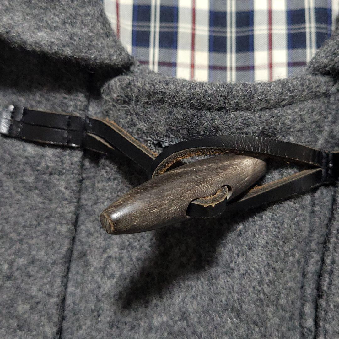 【未使用級 現行】ニューヨーカー　ロング ダッフルコート トグル チェック L