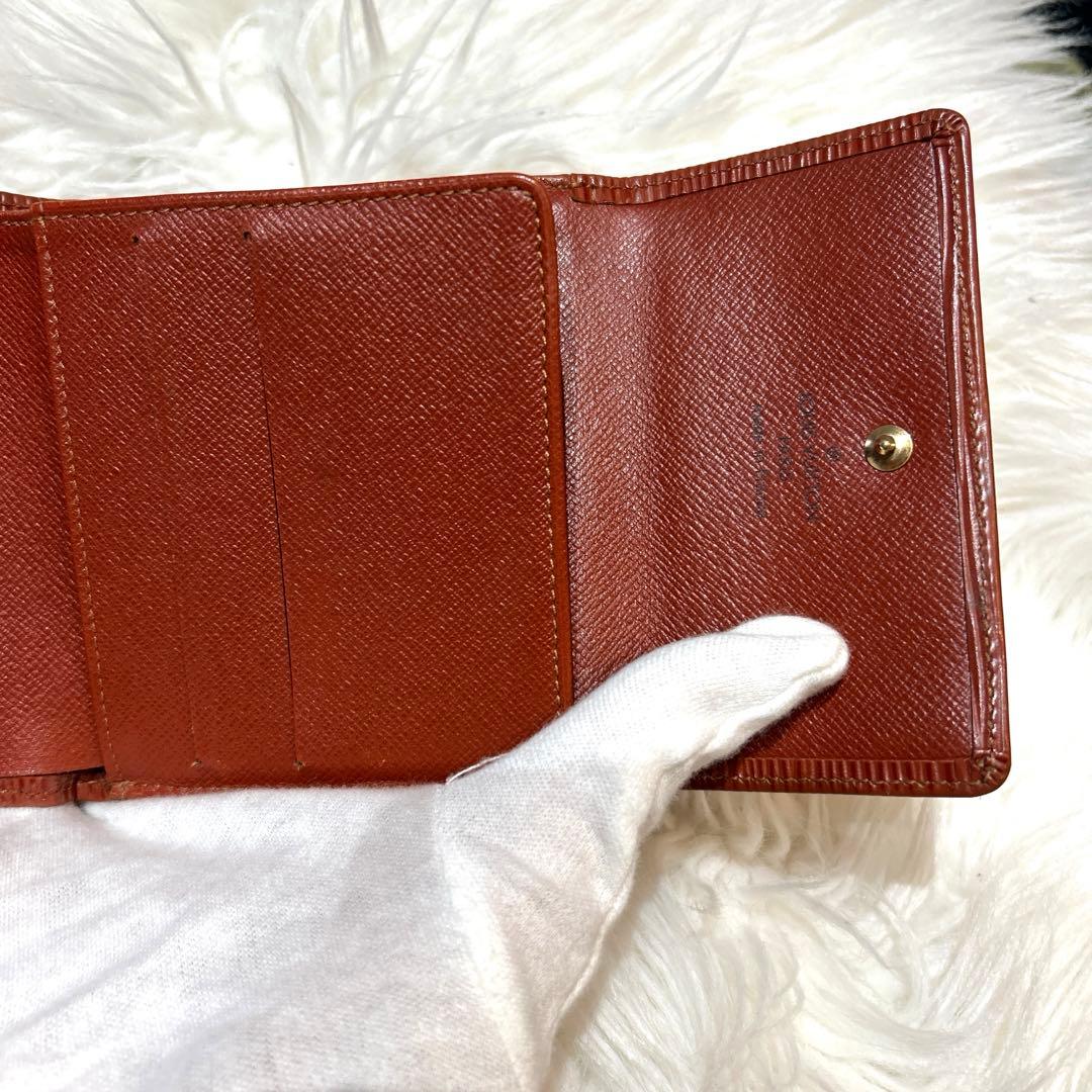 ヴィトン　エピ　折りたたみ財布