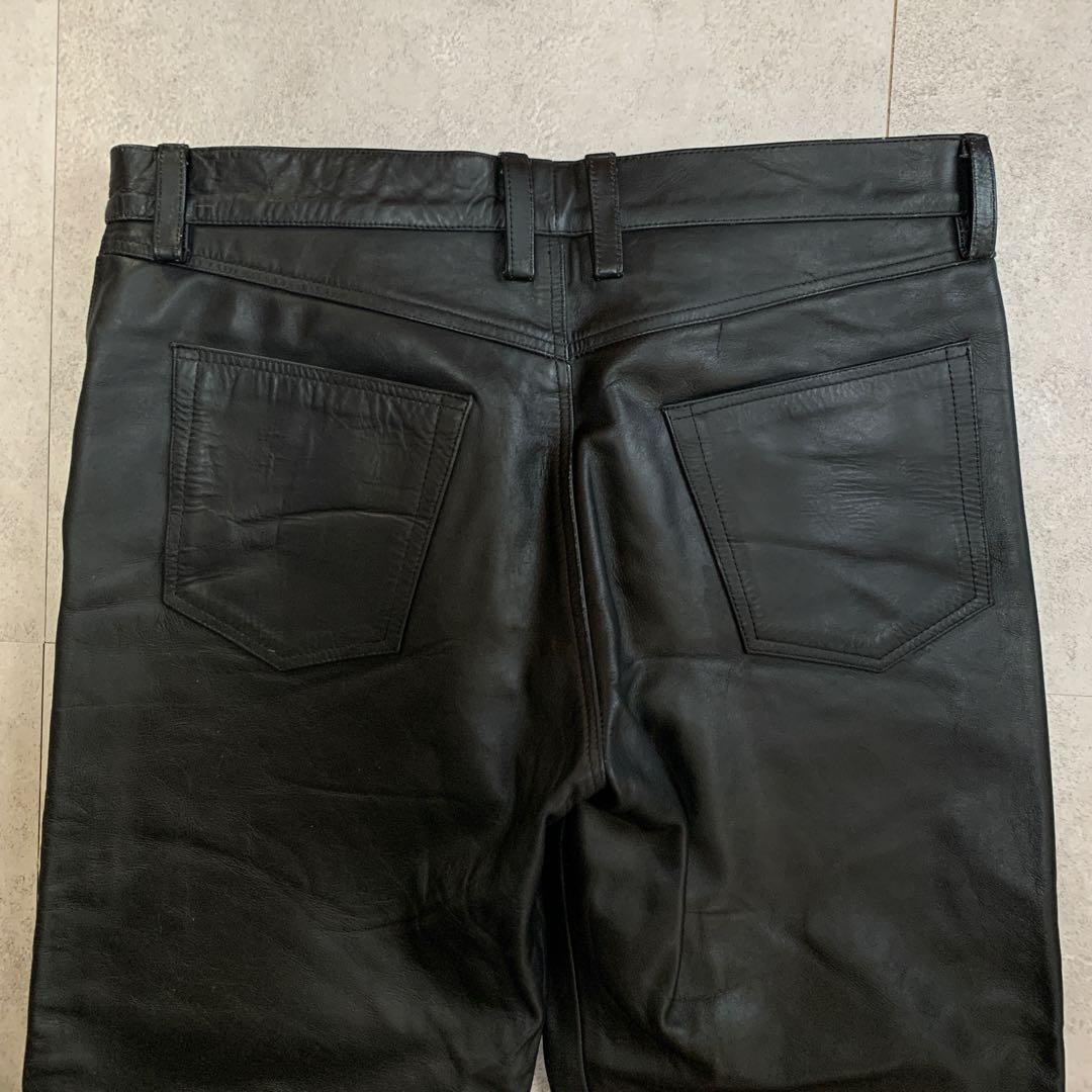 HORN WORKS ホーンワークス レザーパンツ サイズ38 2XL相当