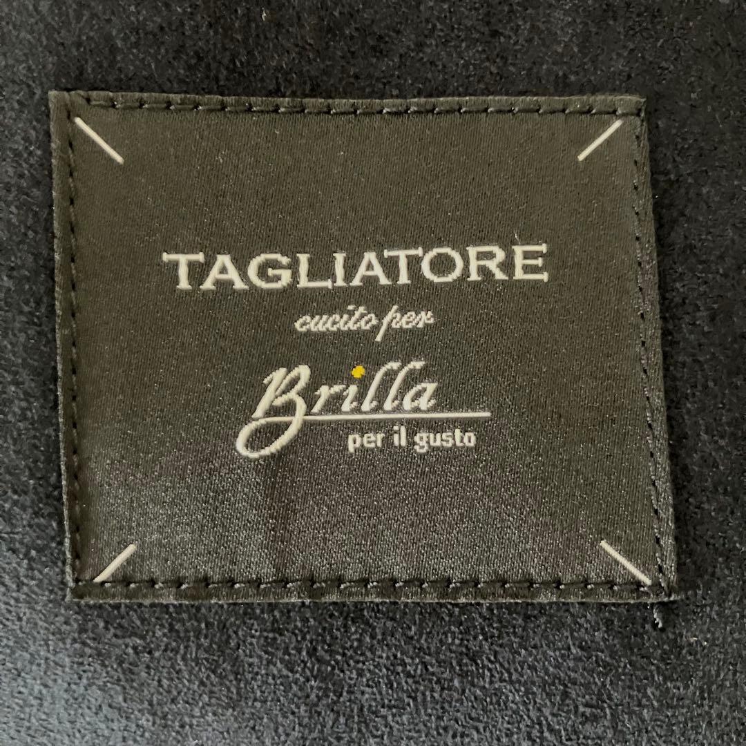TAGLIATOREタリアトーレ・ジャケット・ブラウン×ネイビー・総柄・50