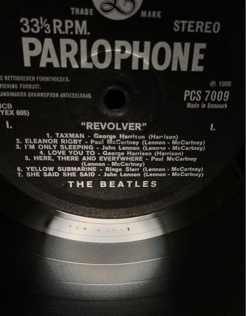 DKOrg ビートルズ Revolver デンマーク初版 ST