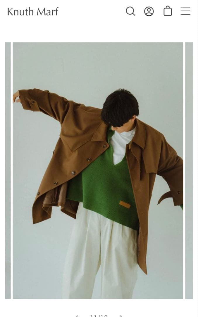knuthmarf トレンチコート