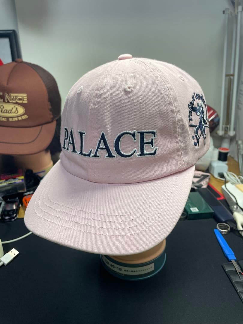 即完 PALACE ピンク キャップ
