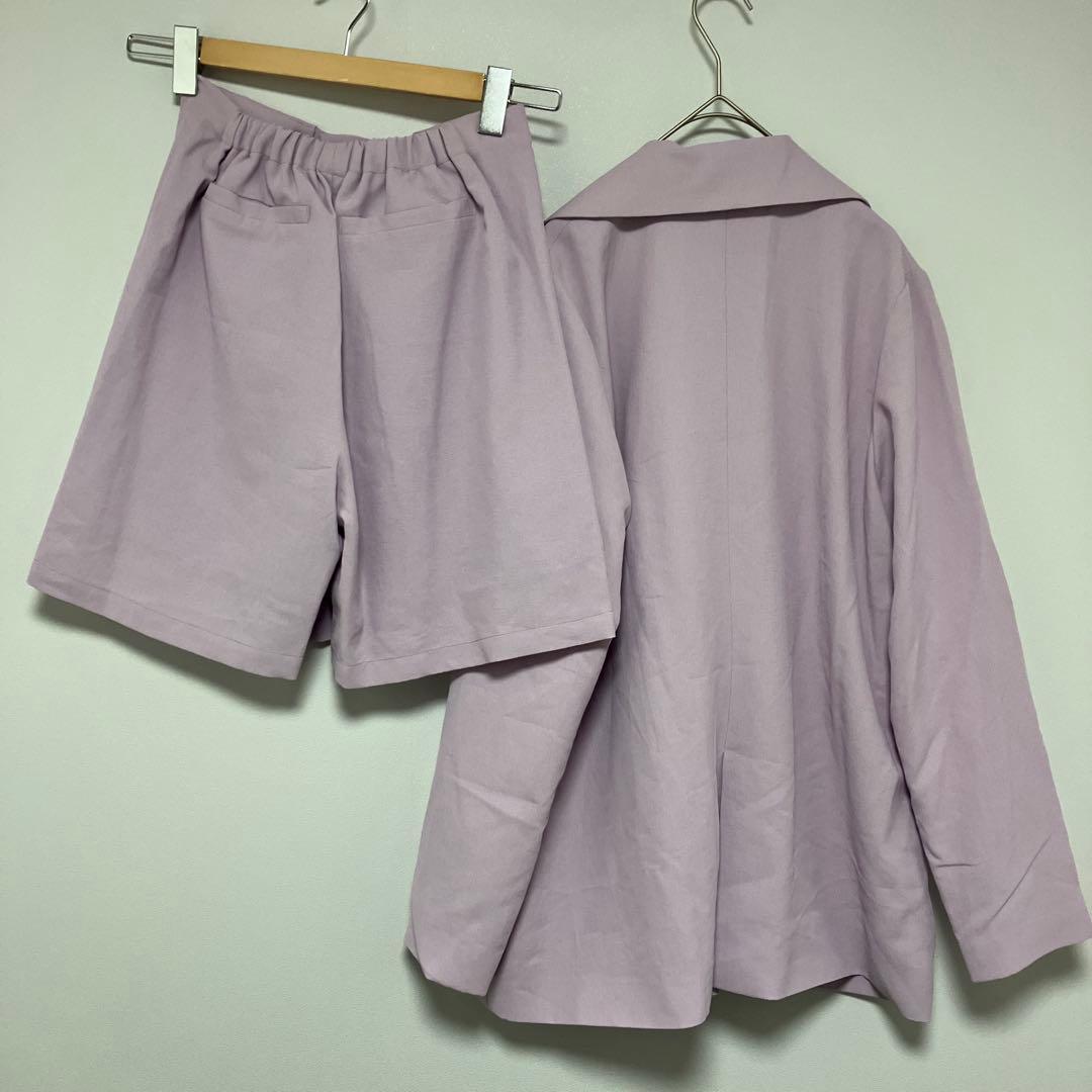 Riu rちゃん Cross belt tailored jacketラベンダー