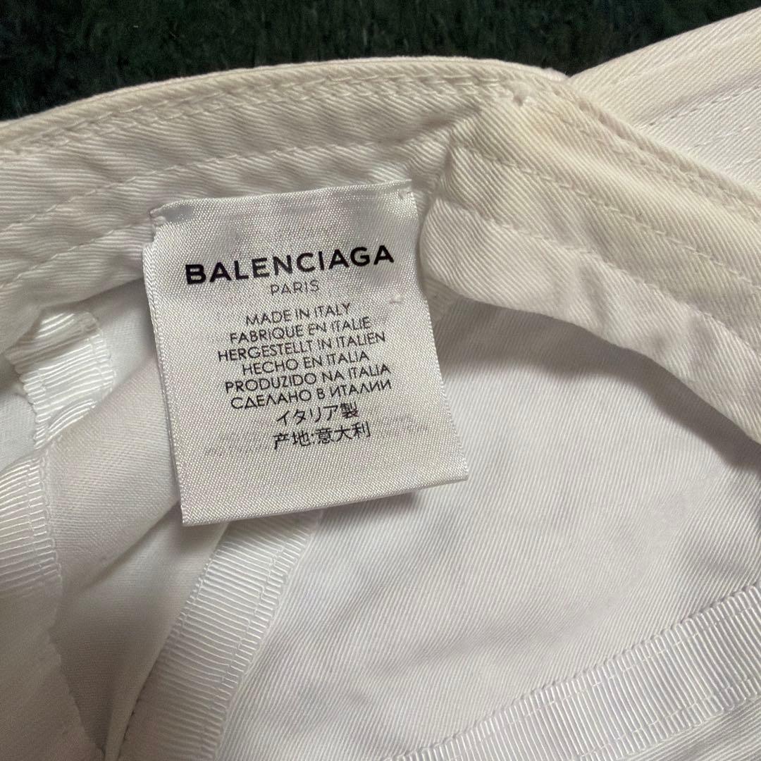 BALENCIAGA バレンシアガ キャップ ホワイト