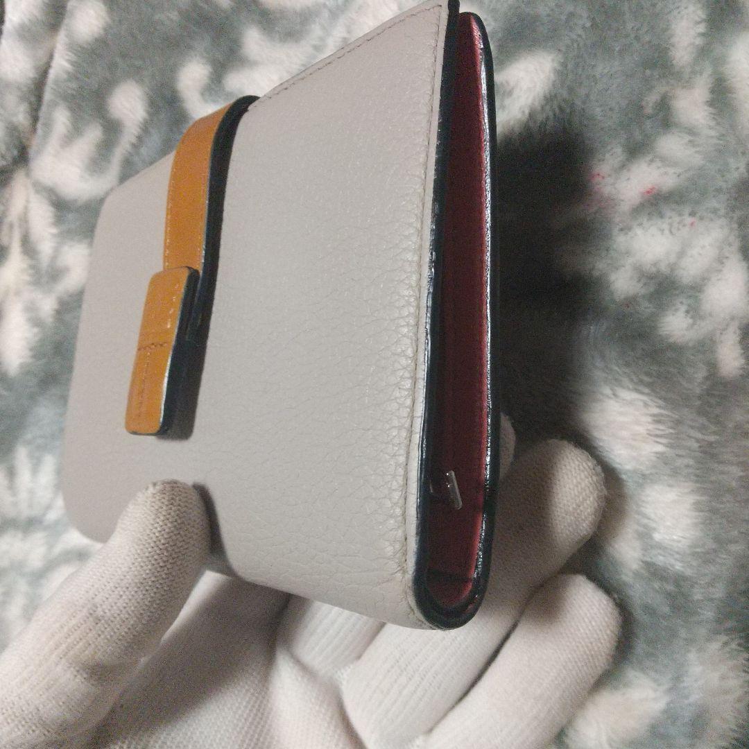 ロエベLOEWEバーティカルウォレット　グレージュ