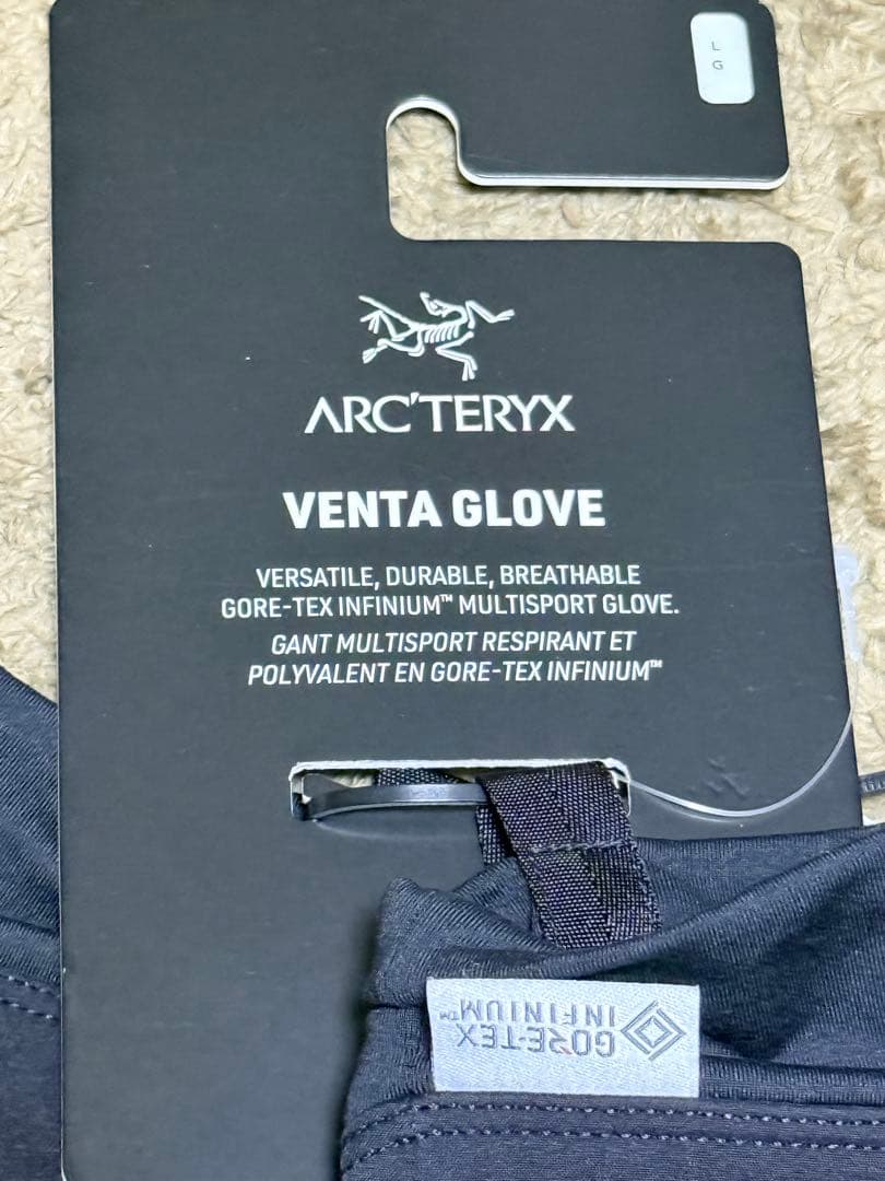 新品タグ付　アークテリクス　VENTA GLOVE ベンタグローブ　希少Lサイズ