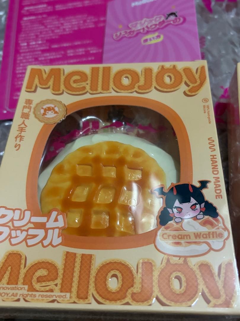 mellojoy クリームワッフル 丸スクエア　メロジョイ