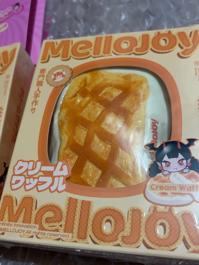mellojoy クリームワッフル 丸スクエア　メロジョイ