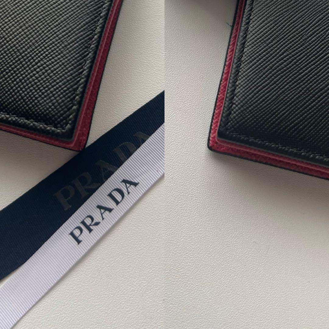 350 極上美品 PRADA プラダ カードケース 名刺入れ 財布