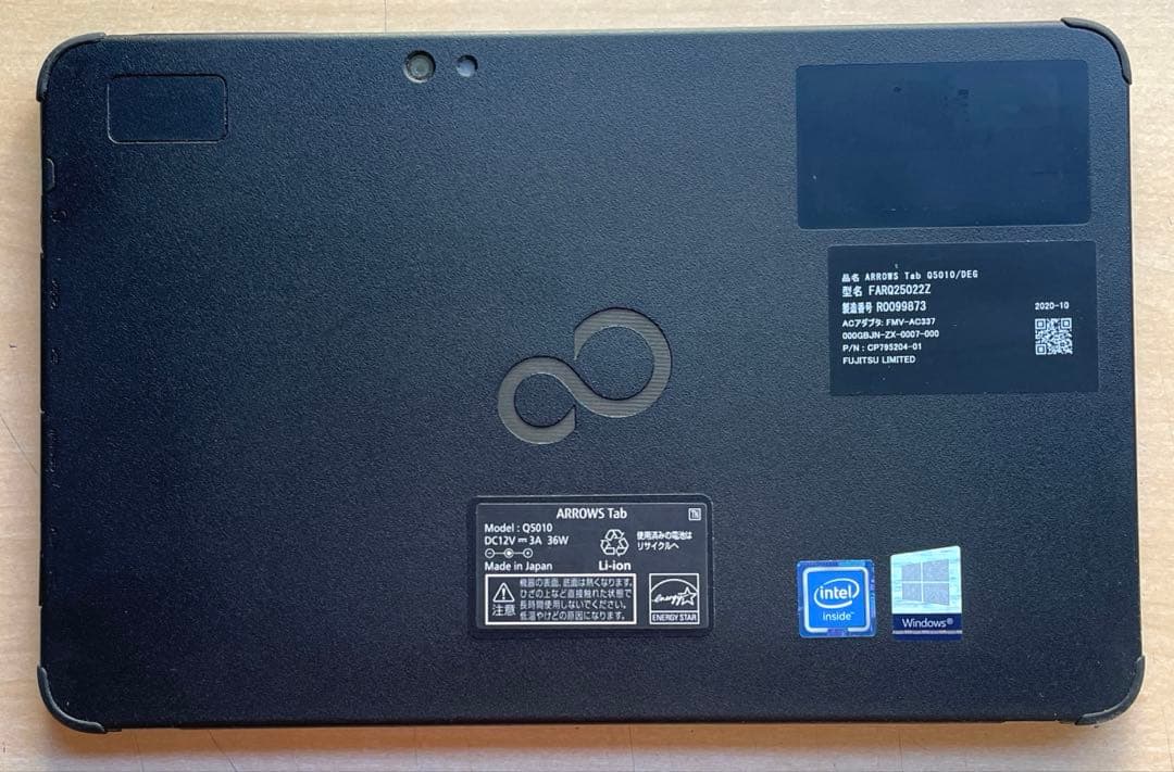 ARROWS Tab Q5010/DEG Celeron 128GB 美品　#7