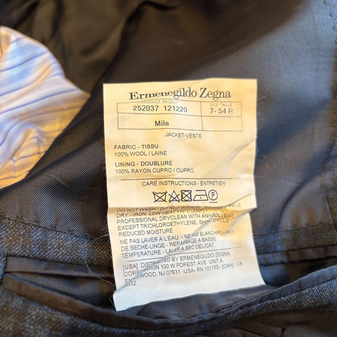 【美品】Ermenegildo Zegna テーラードジャケット イタリア製