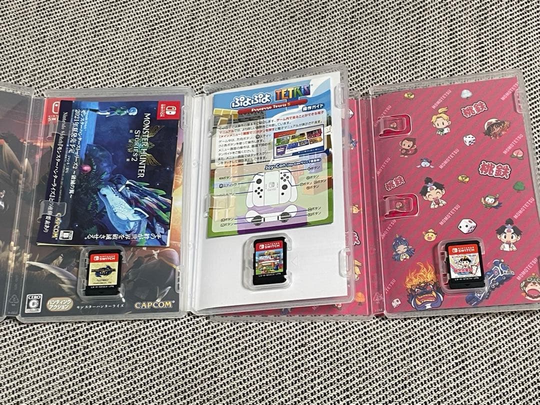 NintendoSwitch モンスターハンター　ぷよぷよテトリス　桃太郎電鉄