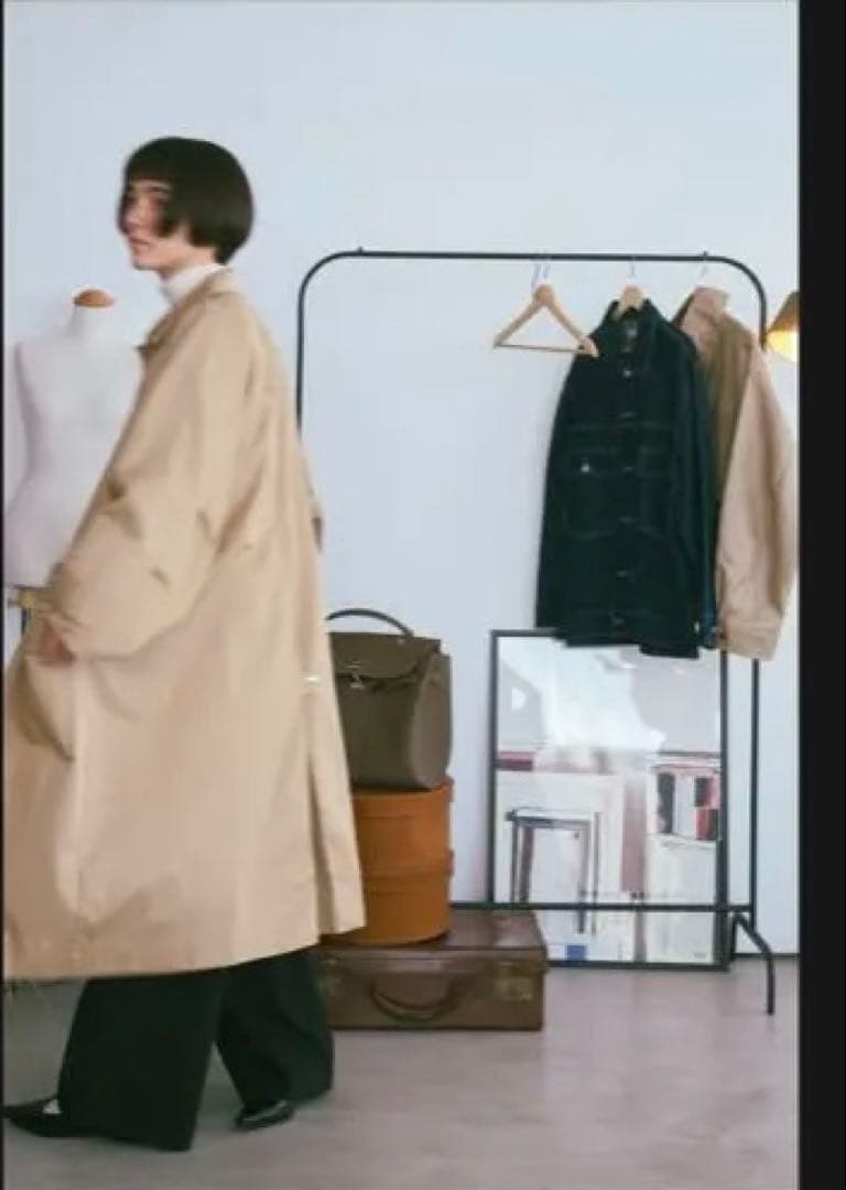 【FASHIRU】soutien collar coat -middle-
