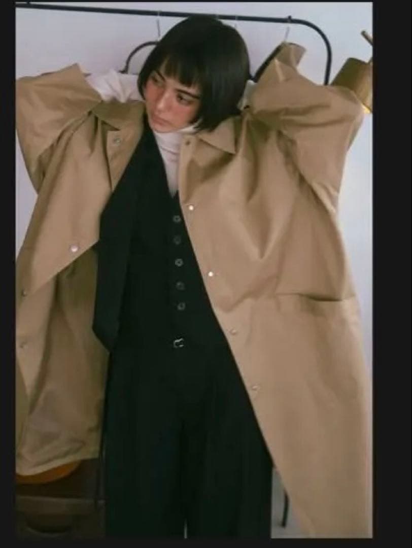 【FASHIRU】soutien collar coat -middle-