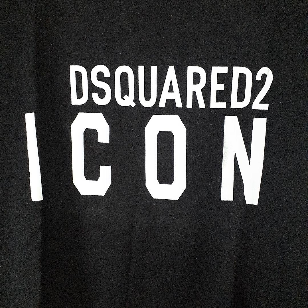 DSQUARED2 ICON ストレッチTシャツ M ブラック
