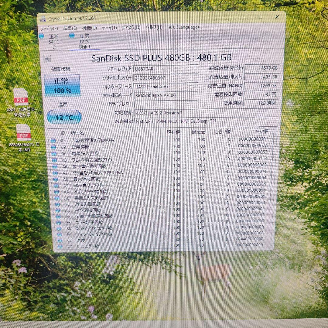 SanDisk SSD PLUS 480GB 内蔵型SSD