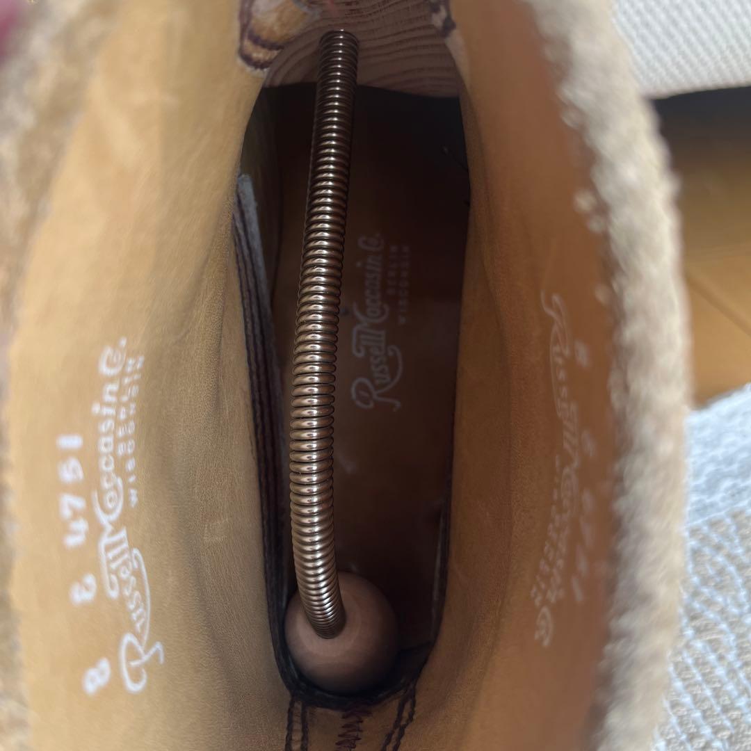 RUSSELL MOCCASIN ノックアバウト ショートブーツ size8