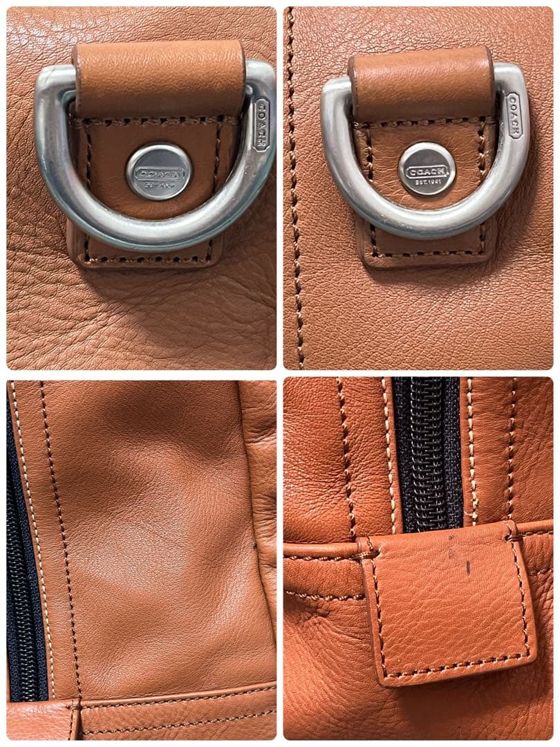 〖アメリカ購入〗COACH コーチ レザーボストンバッグ