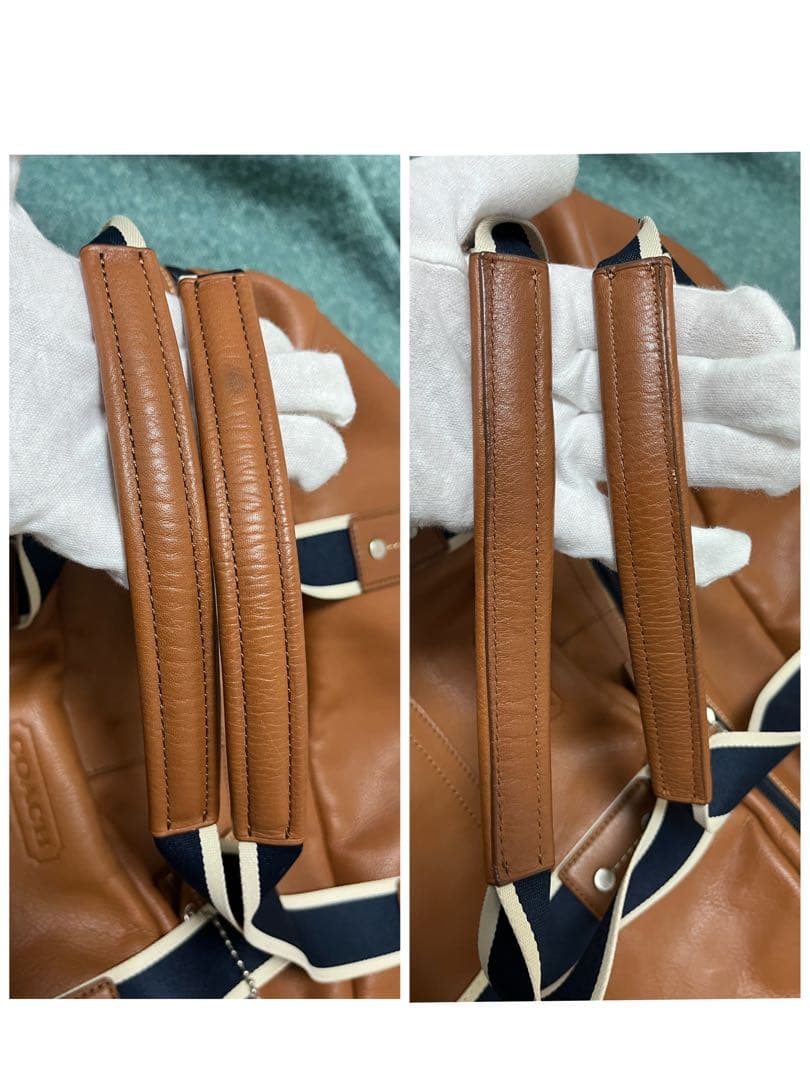 〖アメリカ購入〗COACH コーチ レザーボストンバッグ