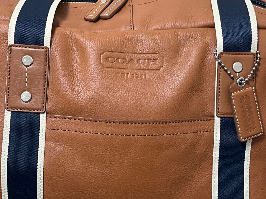 〖アメリカ購入〗COACH コーチ レザーボストンバッグ
