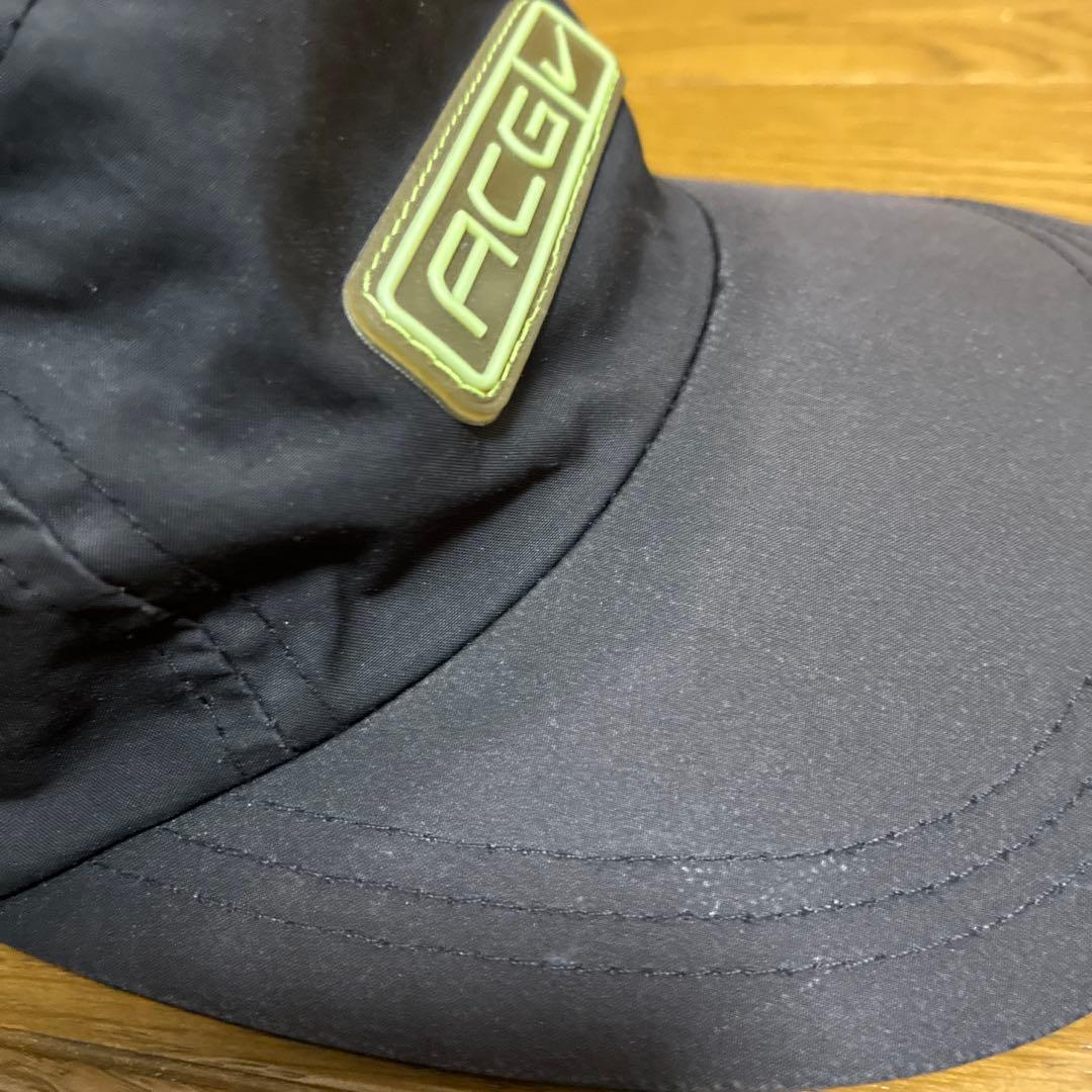 あ*ん様 90s? NIKE ACG ナイロン ジェットキャップ ブラック 古着