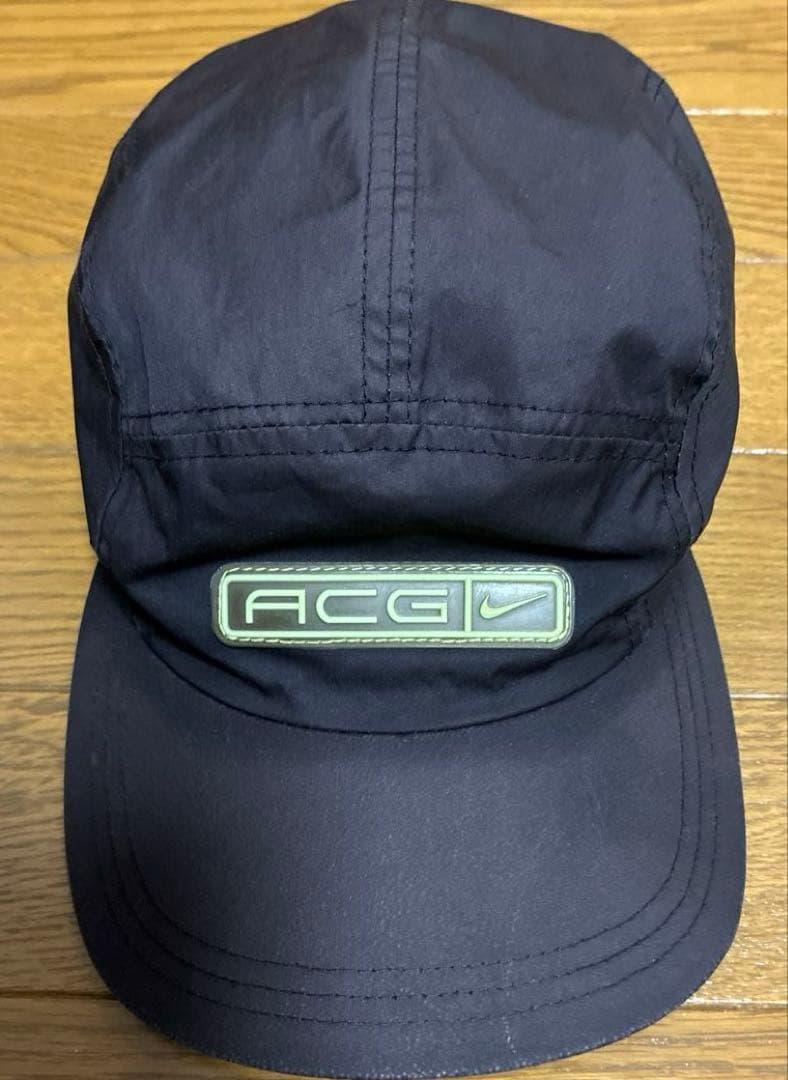 あ*ん様 90s? NIKE ACG ナイロン ジェットキャップ ブラック 古着