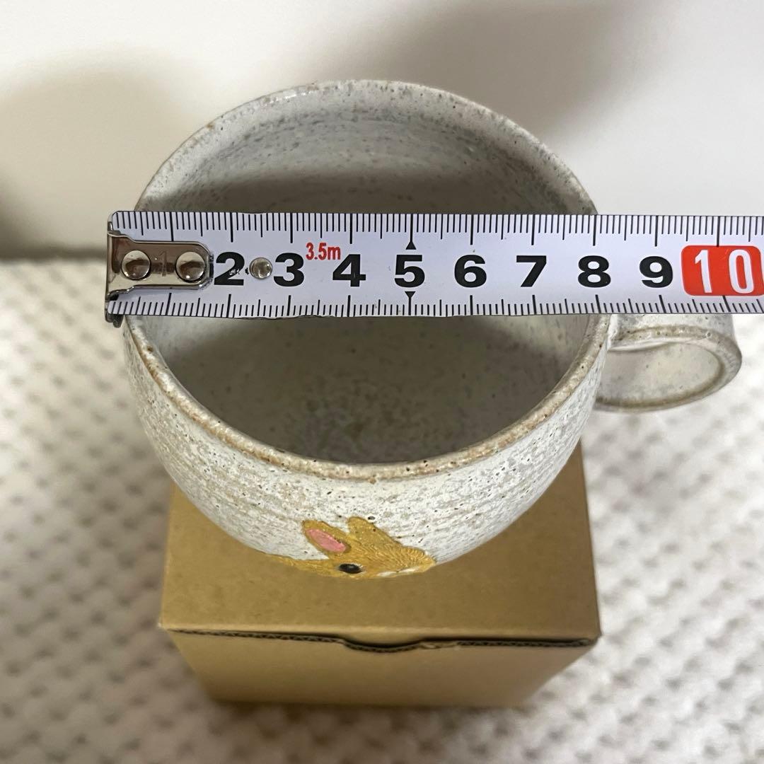 うさぎ　陶器マグカップ　2個セット