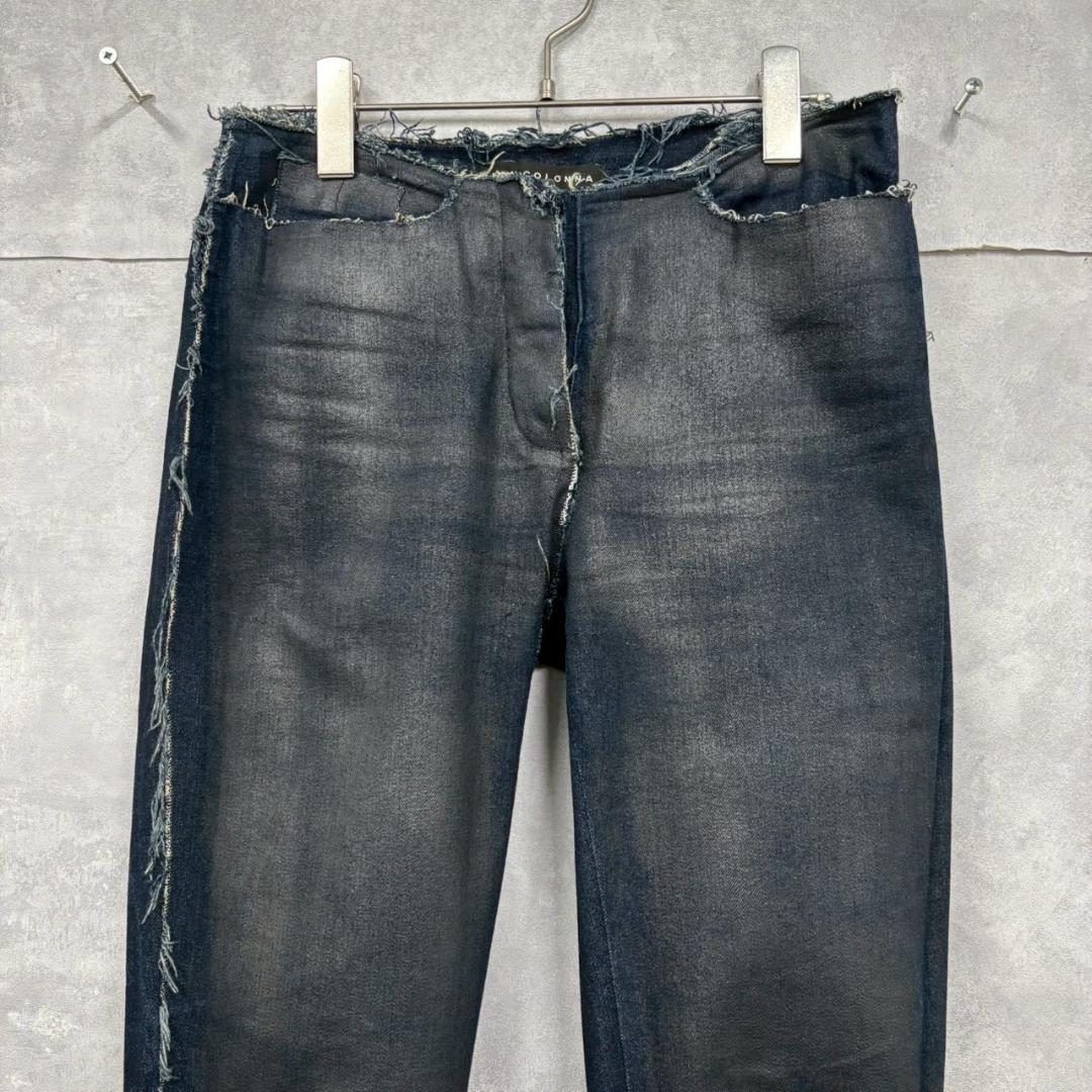 Y2K JEAN COLONNA ダメージデニム イタリア製 N2687