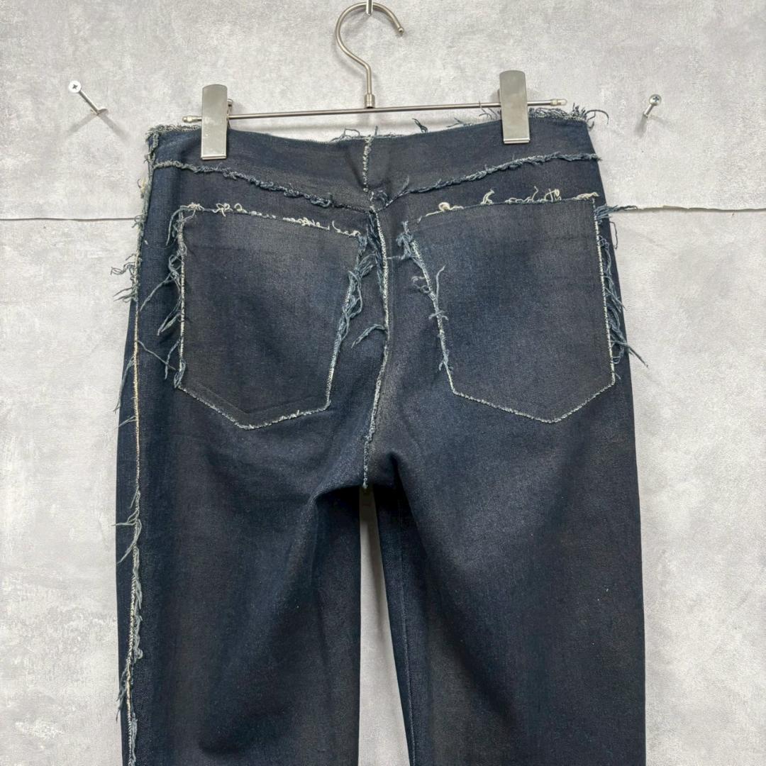 Y2K JEAN COLONNA ダメージデニム イタリア製 N2687