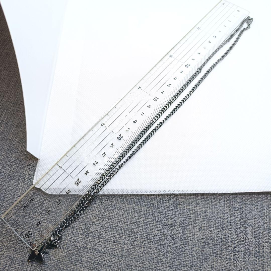 Saba様　極美品✨️保存箱付き　ヴィトン　ネックレス　ブラック　M00680