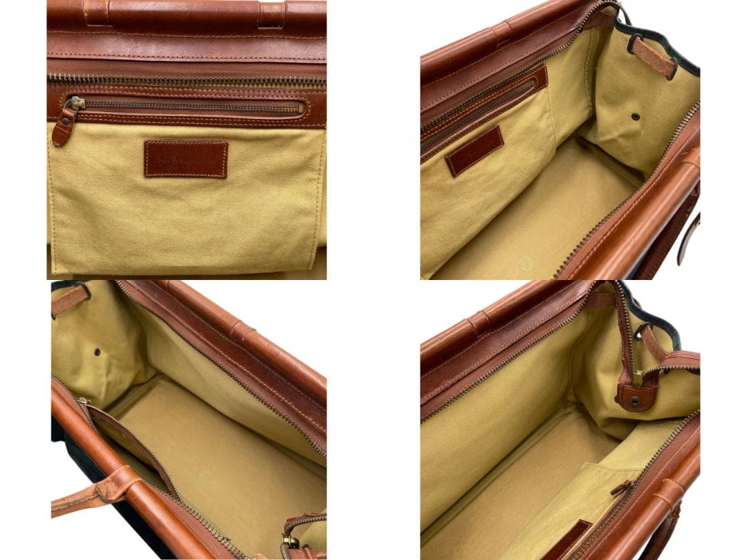 Polo Ralph Lauren ブラックウォッチ チェック柄 ドクターバッグ
