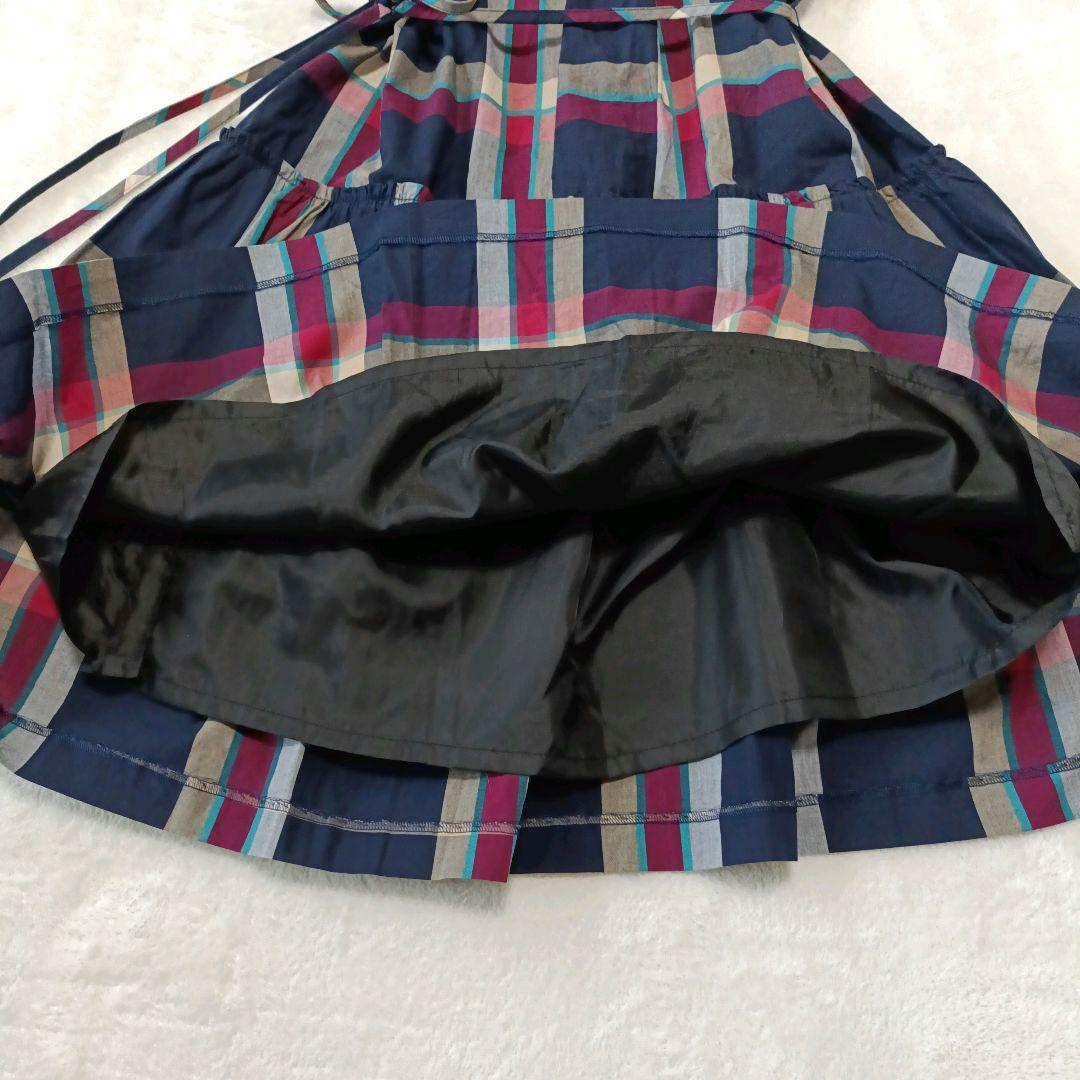 美品 BURBERRY LONDON BLUE LABEL ティアードワンピース