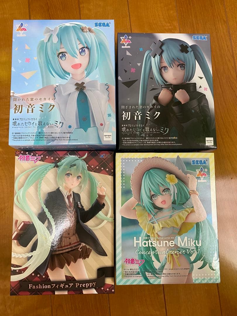 初音ミク　巡音ルカ　フィギュア12体セット