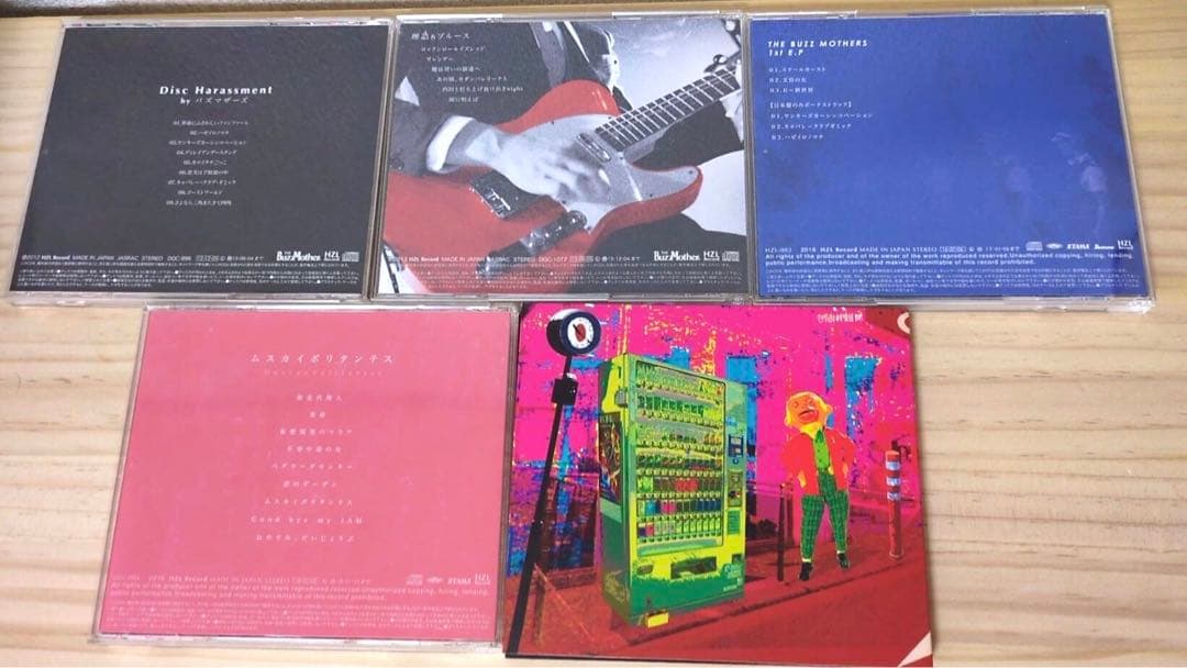 バズマザーズ　CD5枚　まとめ売り