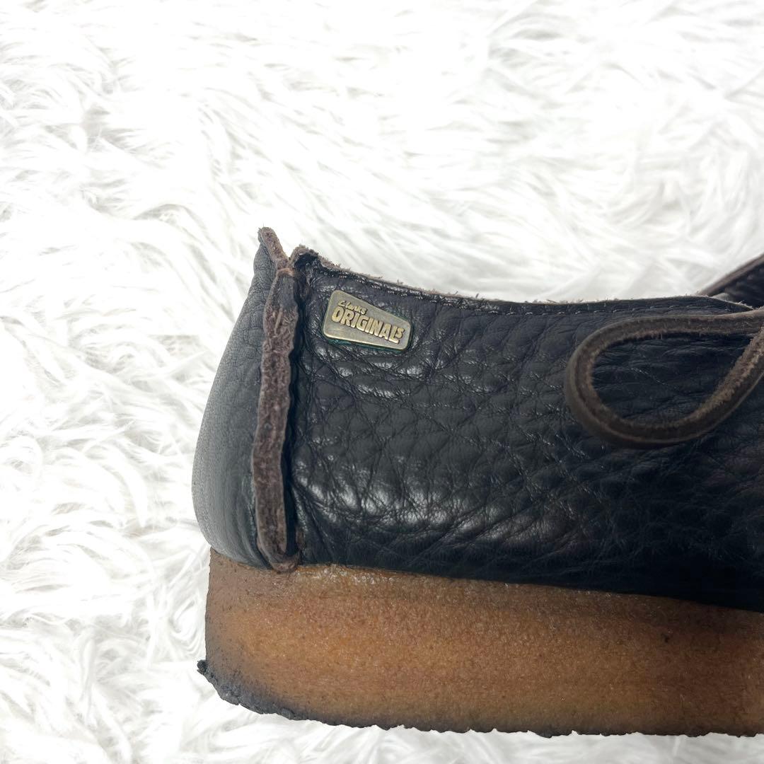 【極美品】 短時間着用 クラークス ラガー モカシンシューズ 25.5cm 茶色